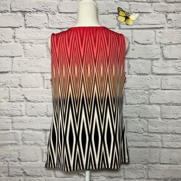 CALVIN Klein Sleeveless Blouse Size Medium - Picture 3 of 6